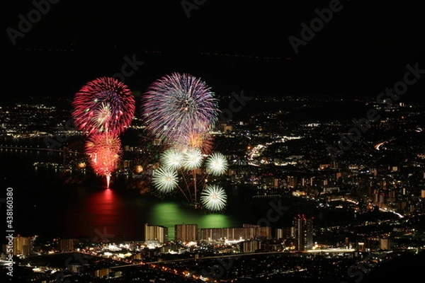 Fototapeta 夜景花火2