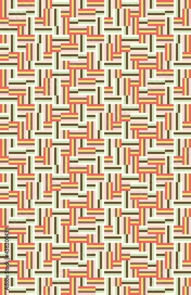 Obraz Abstract line pattern with ice cream tone
