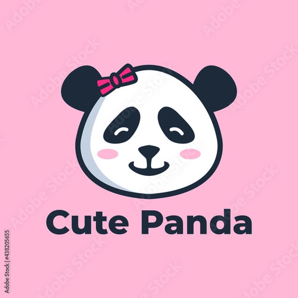 Obraz Cute Panda Logo