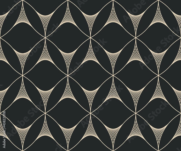 Obraz Geometric art deco seamless pattern.