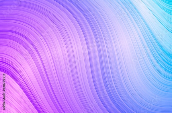 Obraz Abstract Glacier Iceberg Wave Blue Violet Teal Sea Water Wavy Colorful Striped Background Fractal Art
