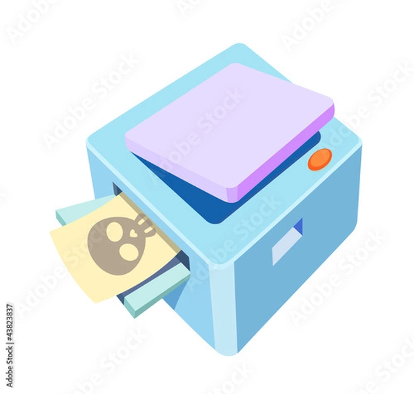 Fototapeta vector icon copy machine