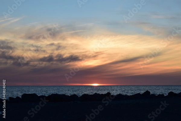 Obraz sunset over the sea