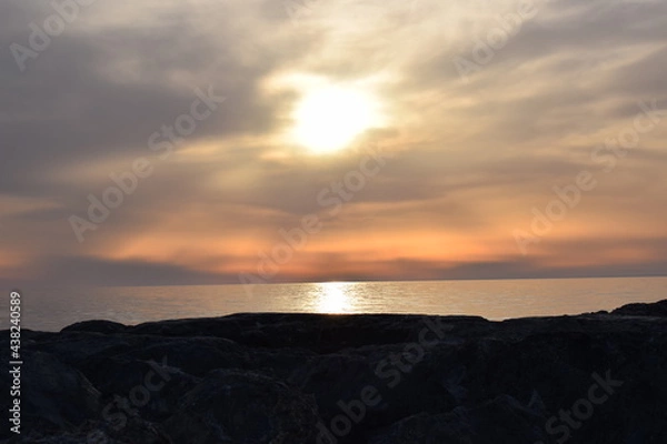 Obraz sunset over the sea