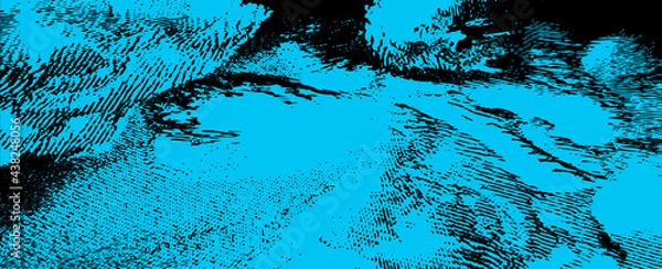 Fototapeta water surface with bubbles