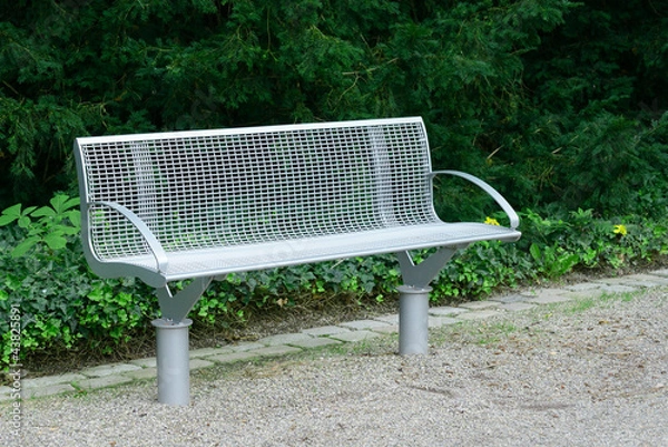 Obraz Garden bench in the park