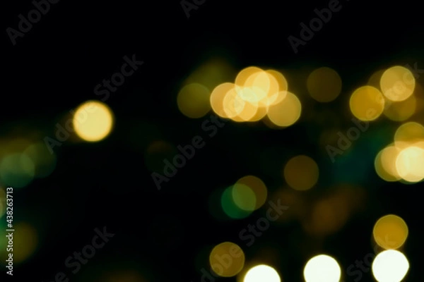 Obraz colored light flares at night 