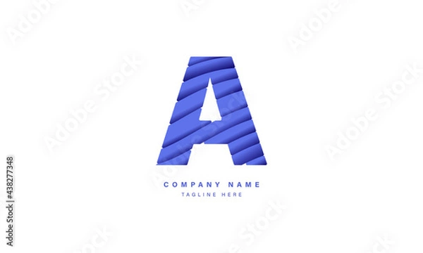 Obraz Letter A Logo. A Letter Design Vector