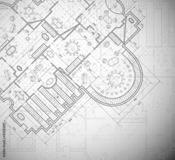 Fototapeta Plan architektoniczny