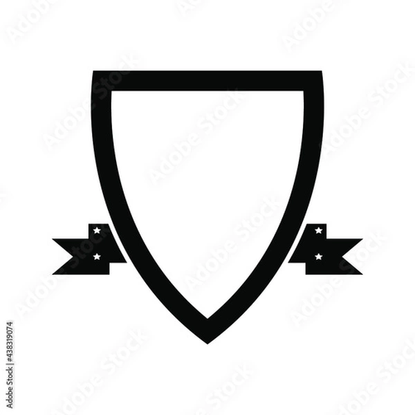 Obraz Shield Icons, protection signs, protection logo.usable on the Website, or the App. on blank background. eps 10