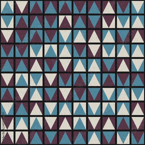 Fototapeta Abstract Geometric Pattern generative computational art illustration