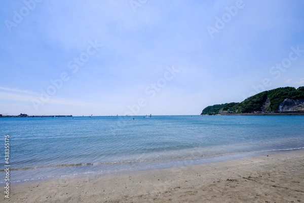 Fototapeta 神奈川県逗子海岸の海