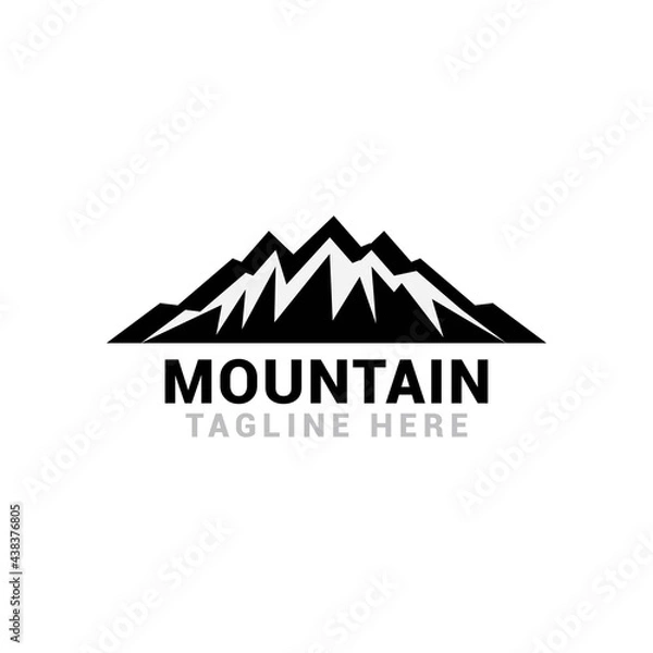 Obraz Mountain logo icon vector template.