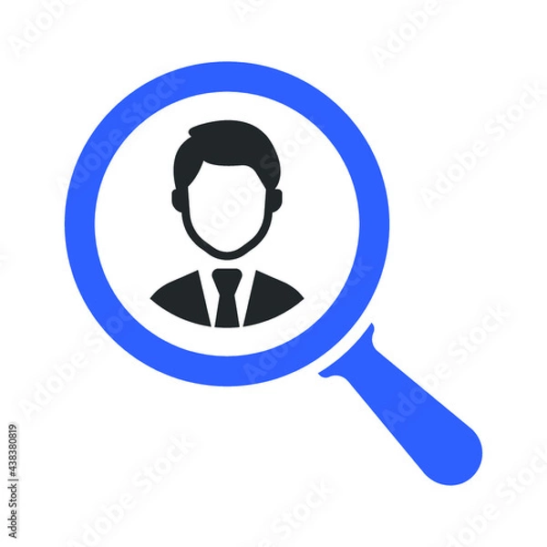 Obraz man Target icon design vector graphics