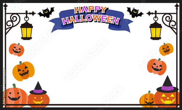 Fototapeta ハロウィンメッセージカード