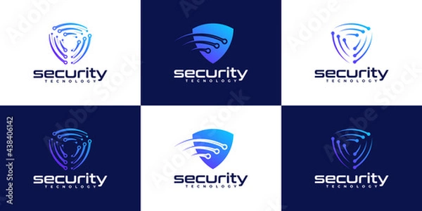 Obraz Shield icon logo design inspiration