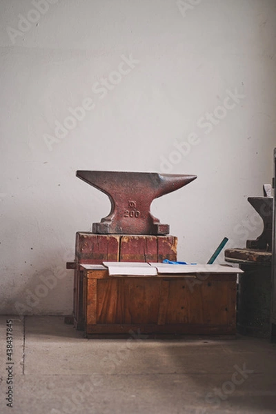 Fototapeta Depot in red