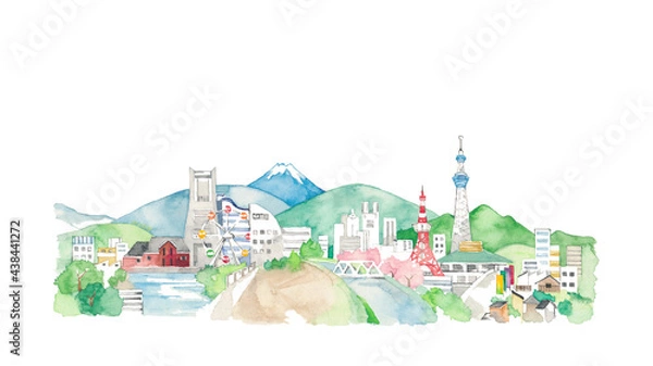 Obraz 日本の都市風景