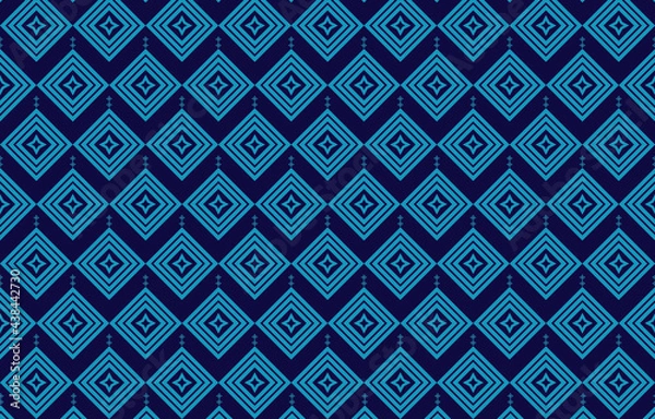 Obraz Geometric ethnic seamless striped pattern design for background,wallpaper,print,website,package,carpet,clothing,wrapping,fabric,Fashion,home decoration,floor tiles,product,vector illustration