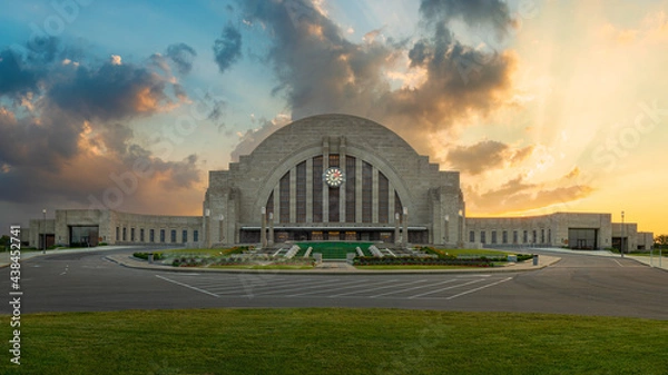 Obraz Historical Union Terminal train station in Cincinnati Ohio