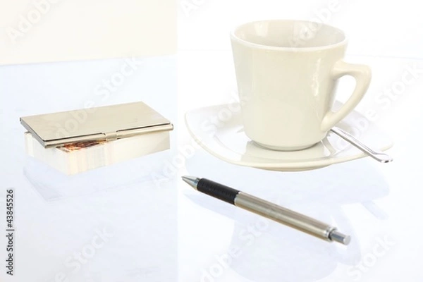 Obraz Geschäftstreffen mit Kaffee