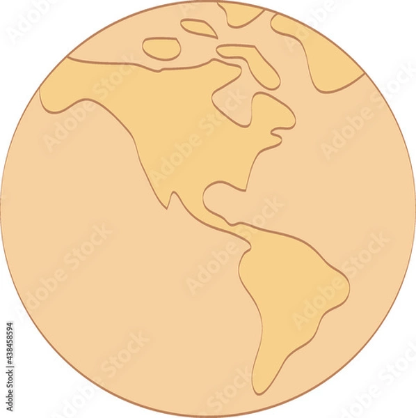 Fototapeta 地球儀