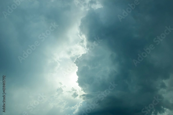 Fototapeta storm time lapse