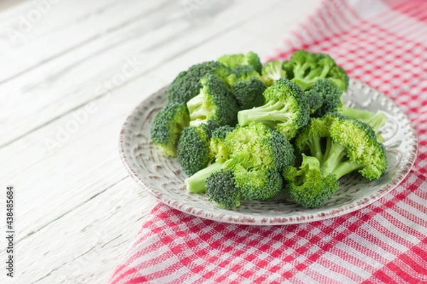 Obraz broccoli on a plate