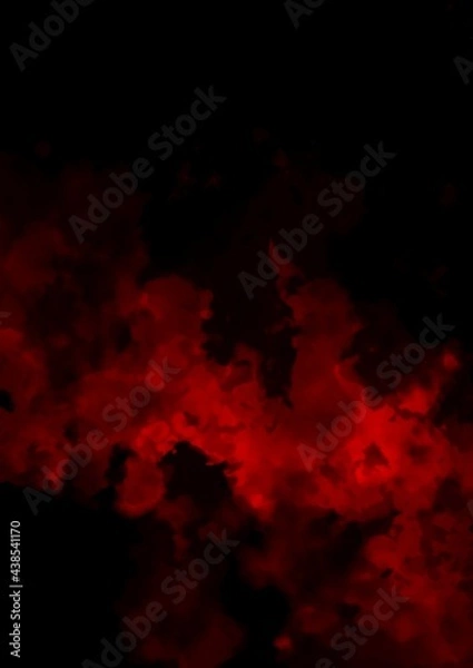 Fototapeta 赤と黒の滲むテクスチャ背景
