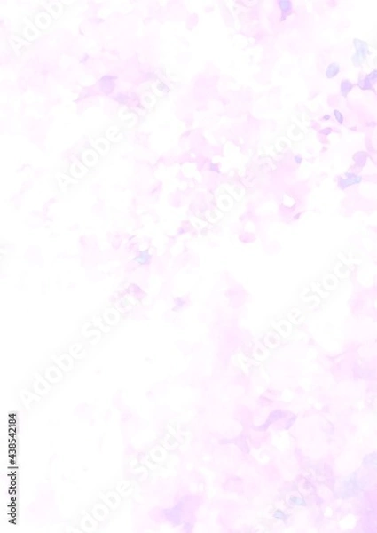 Obraz 幻想的なピンクのふわふわ水彩テクスチャ背景