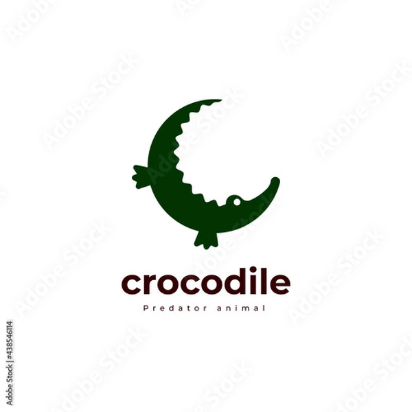 Obraz crocodile reptile logo