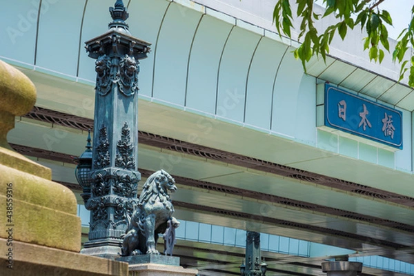 Fototapeta 【東京の橋】日本橋と欄干装飾