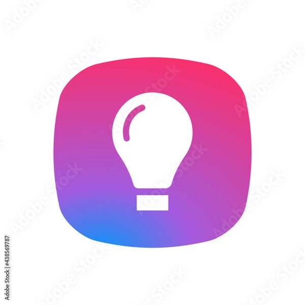 Obraz Lightbulb - Sticker