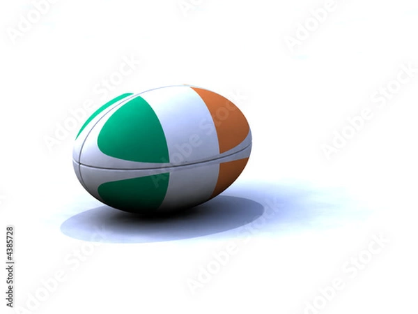 Fototapeta Ballon rugby Irlande