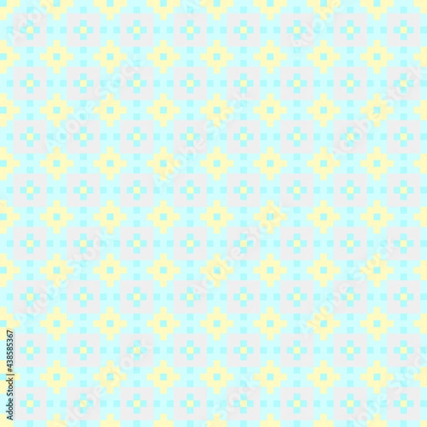 Obraz Abstract Cross Pattern generative computational art illustration
