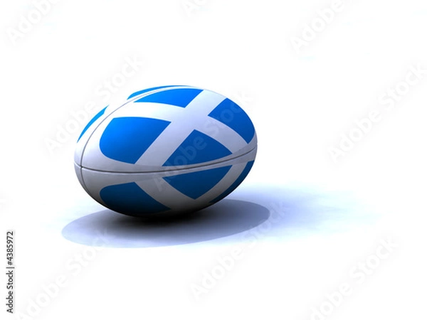 Fototapeta Ballon Rugby Ecosse