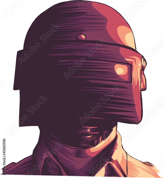 Obraz popart pubg character 