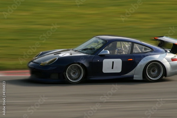 Obraz race car on track