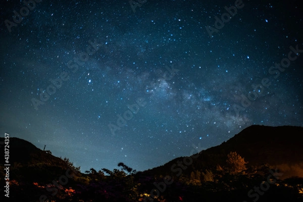 Obraz 仁田峠で見る天の川