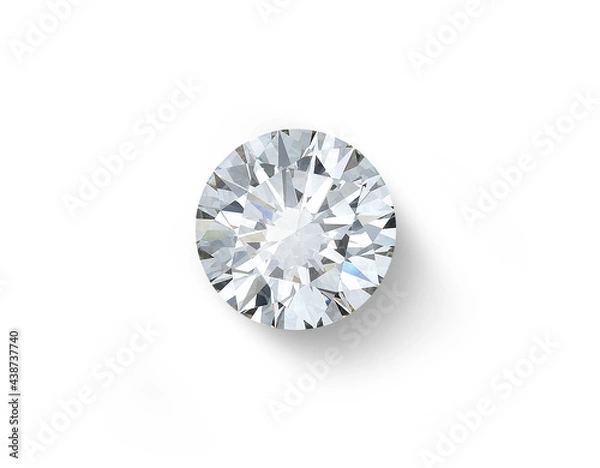 Obraz diamond isolated on white background