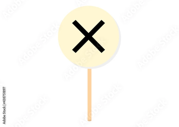 Fototapeta バツのふだ