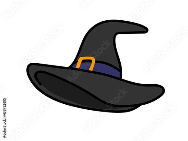 Fototapeta Witches hat isolated