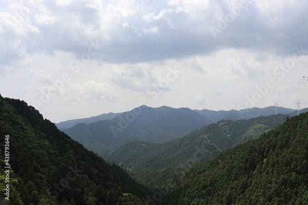 Fototapeta 標高の高い場所からのパノラマ撮影