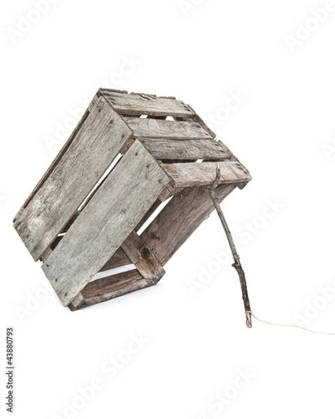 Obraz old crate trap