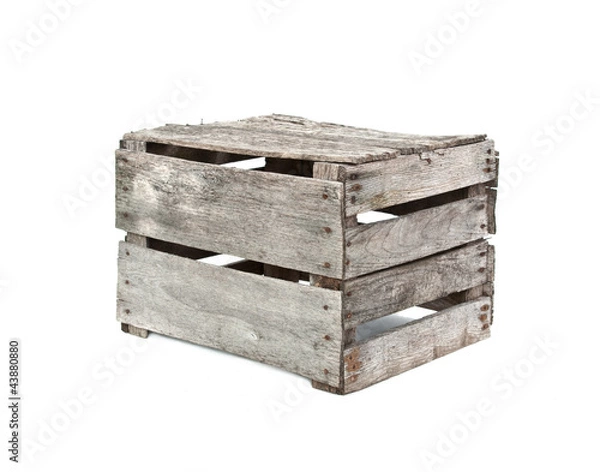 Obraz Rustic wood crate