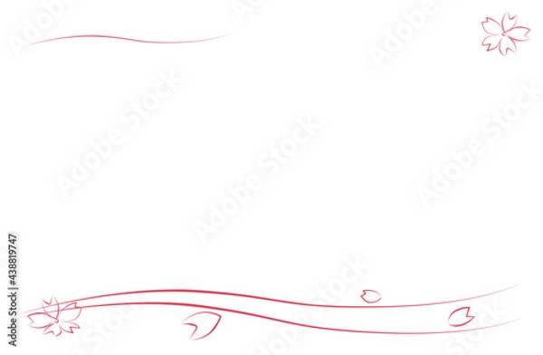 Fototapeta 桜のグラフィック