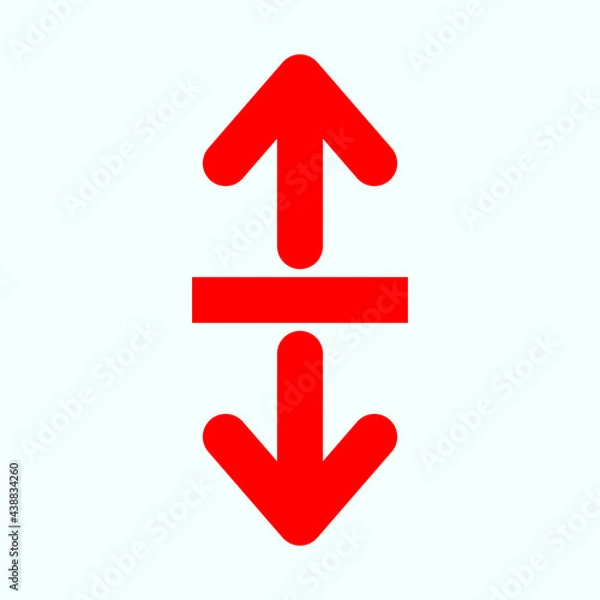 Fototapeta red arrow