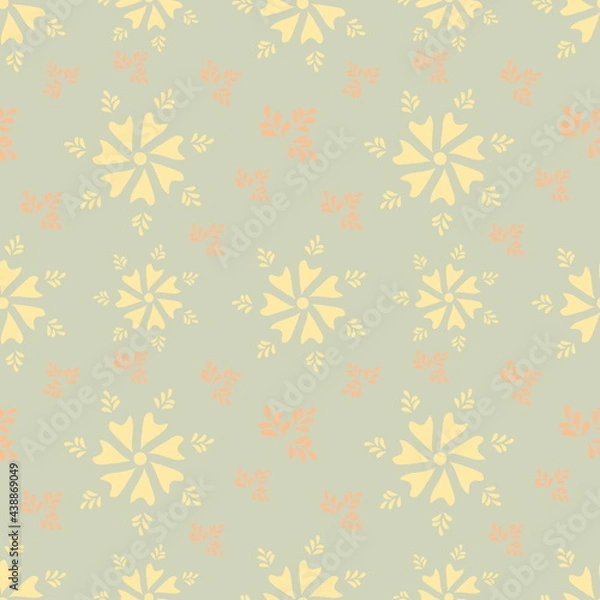 Fototapeta seamless pattern with floral