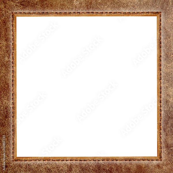Fototapeta leather frame
