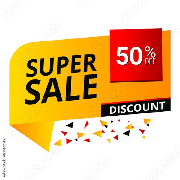 Obraz Special offer discount label. sale percentage. Offer icon, Percentage off vector.